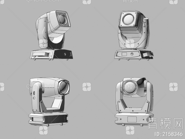 舞台灯 射灯3D模型下载【ID:2158346】