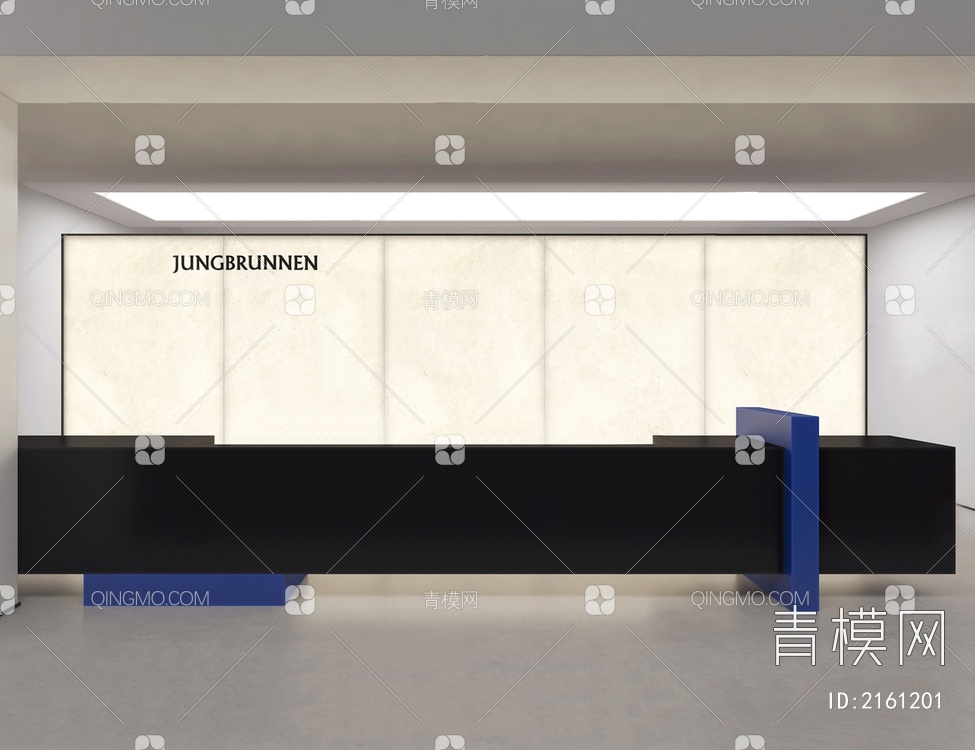 透光石前台 杜邦纸背景墙3D模型下载【ID:2161201】