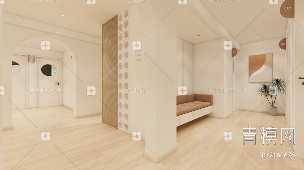 休息区3D模型下载【ID:2160676】