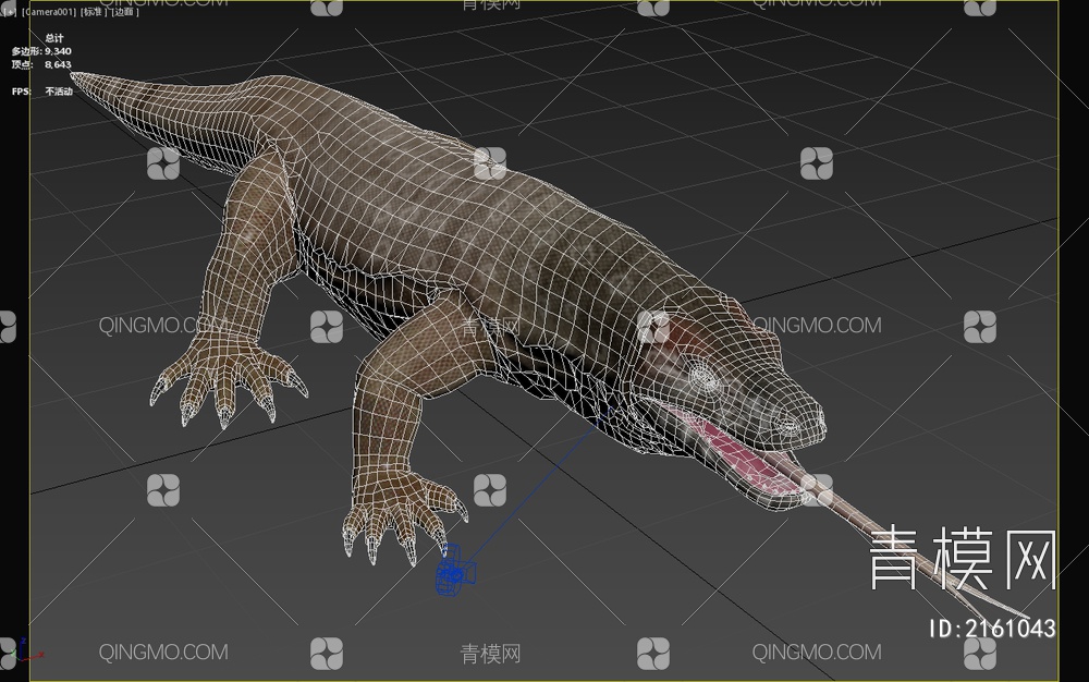 澳洲巨蜥 野生动物 生物3D模型下载【ID:2161043】