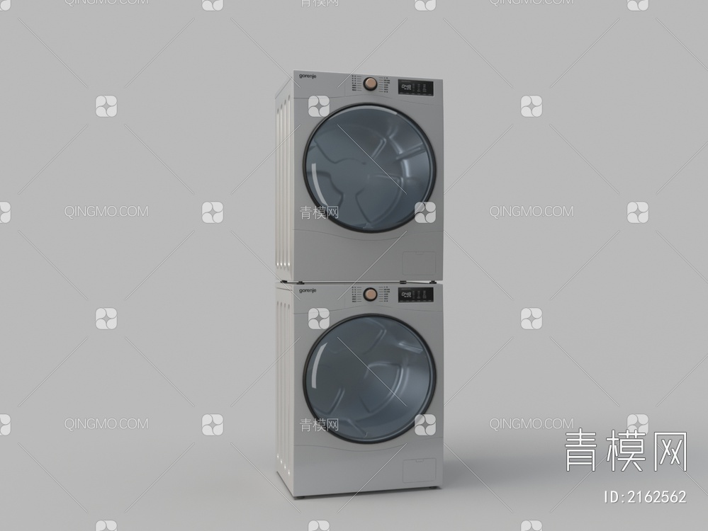 滚筒洗衣机3D模型下载【ID:2162562】
