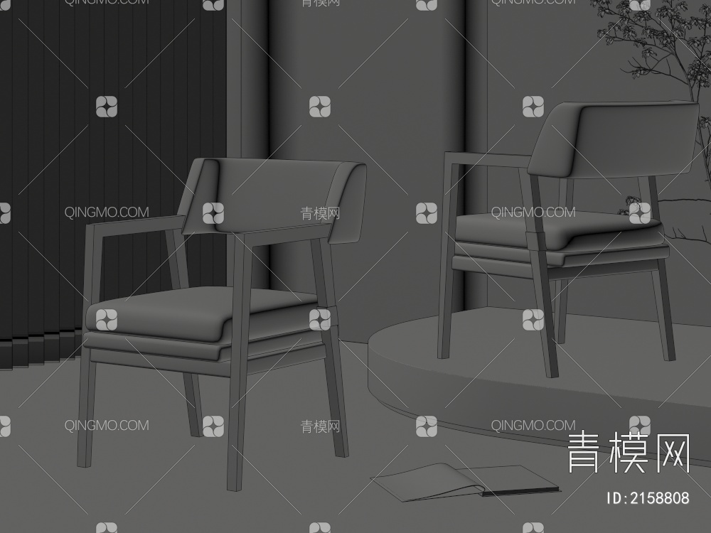 单椅3D模型下载【ID:2158808】