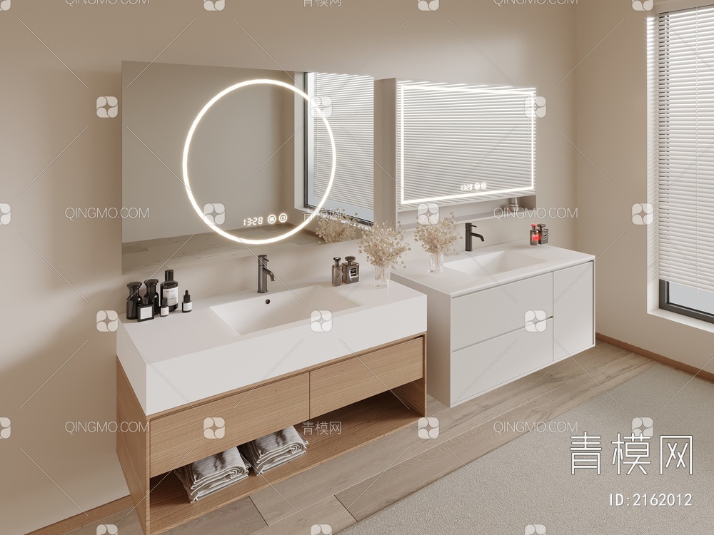 浴室柜3D模型下载【ID:2162012】