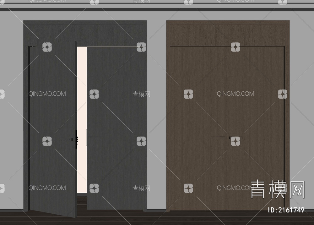 双开门SU模型下载【ID:2161749】