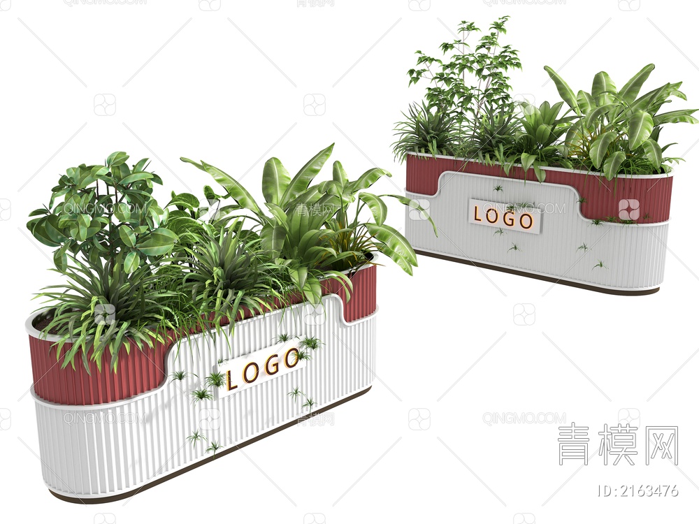 植物组合SU模型下载【ID:2163476】