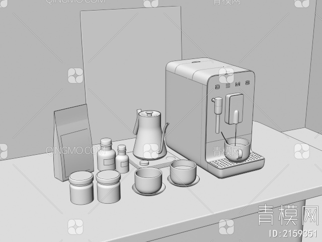 咖啡机3D模型下载【ID:2159351】