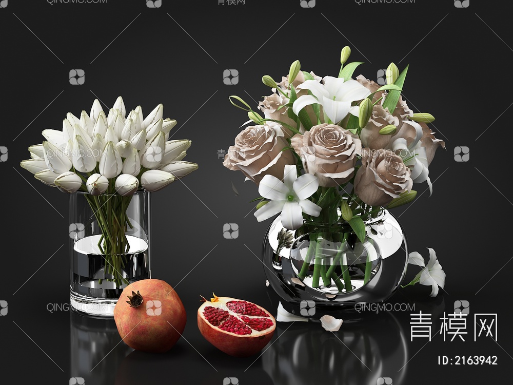 花卉花艺3D模型下载【ID:2163942】