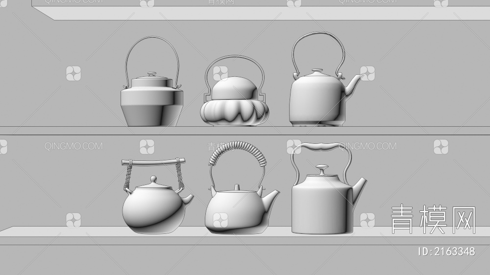 茶壶3D模型下载【ID:2163348】