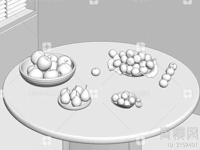 水果3D模型下载【ID:2159401】