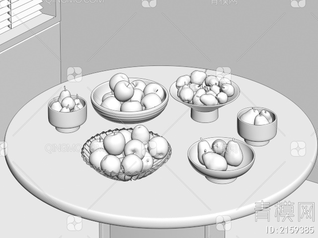 水果3D模型下载【ID:2159385】