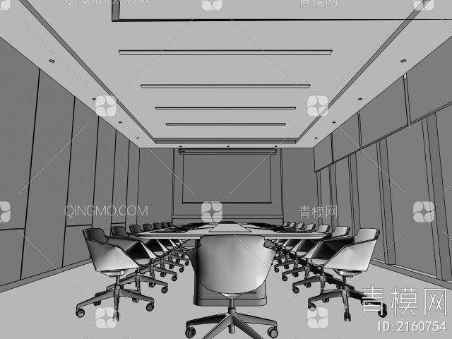 会议室3D模型下载【ID:2160754】