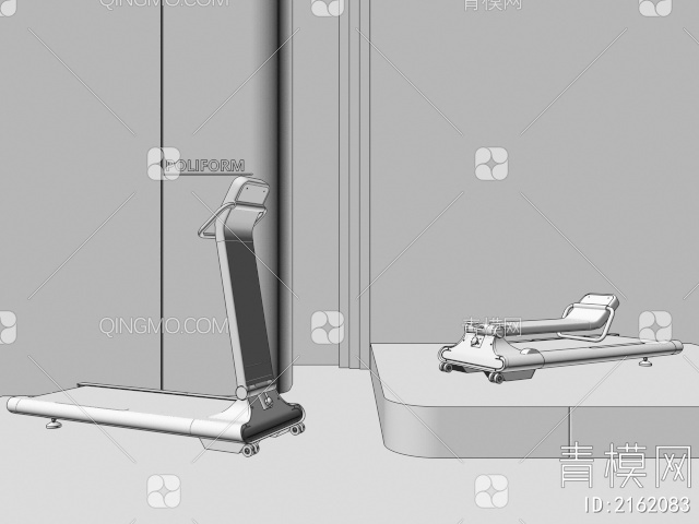 跑步机3D模型下载【ID:2162083】