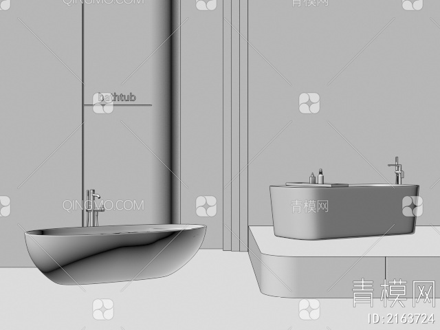 浴缸3D模型下载【ID:2163724】
