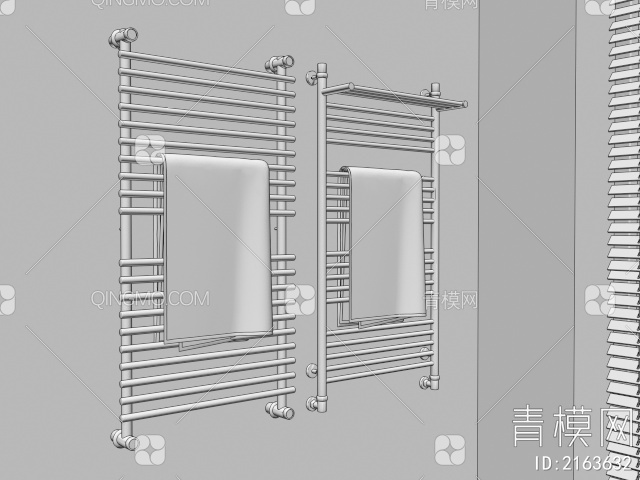 毛巾架3D模型下载【ID:2163632】