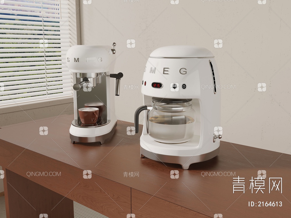 咖啡机 热水壶3D模型下载【ID:2164613】