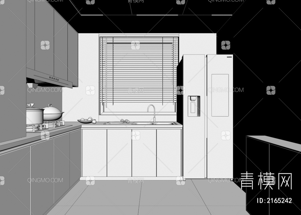 厨房3D模型下载【ID:2165242】