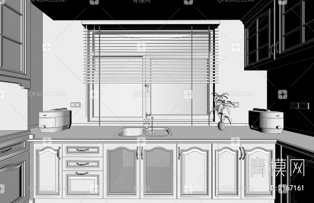 厨房3D模型下载【ID:2167161】
