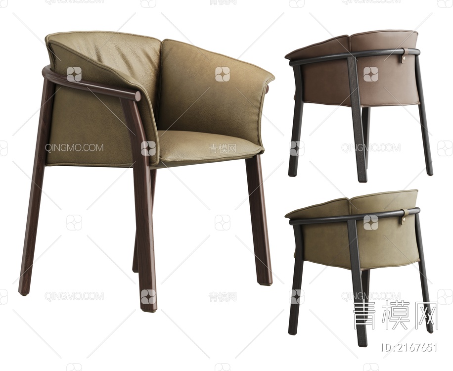 餐椅组合3D模型下载【ID:2167651】