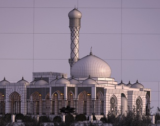 阿拉伯建筑清真寺