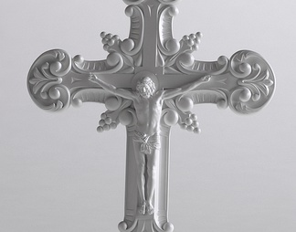 挂饰耶稣十字架雕塑