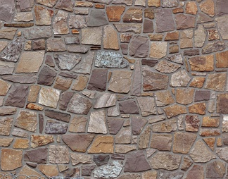 砖墙圆滑类石材-砖墙