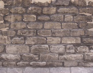 砖墙类带污垢的石材