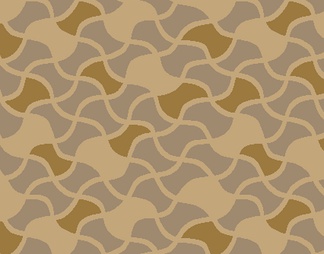 抽象几何图案地毯