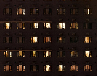 室外建筑夜景玻璃贴图 室外建筑夜景玻璃贴图贴图下载【ID:95835】