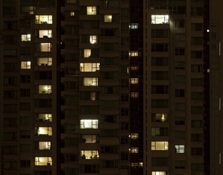 室外建筑夜景玻璃贴图 室外建筑夜景玻璃贴图贴图下载【ID:95849】