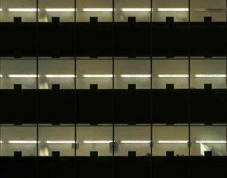 室外建筑夜景玻璃贴图