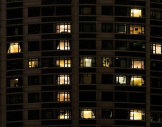 室外建筑夜景玻璃贴图 室外建筑夜景玻璃贴图贴图下载【ID:95854】