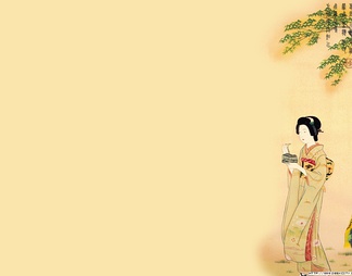 日本侍女和服