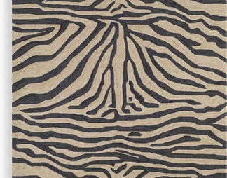 斑马纹地毯
