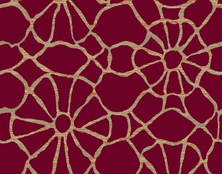 抽象几何图案地毯
