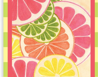 柠檬水果地毯