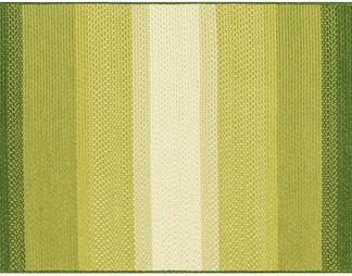 绿色渐变条纹地毯