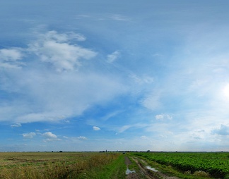 全景天空蓝天多云贴图下载【id:156005】
