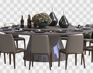 餐厅餐桌椅组合