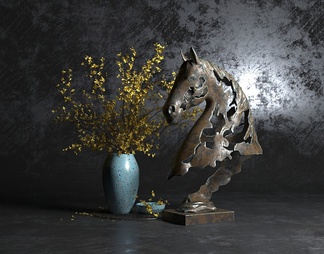 雕塑贴图下载【id:406869】