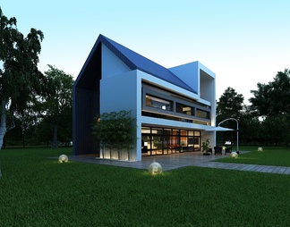 独栋别墅贴图下载【id:444302】