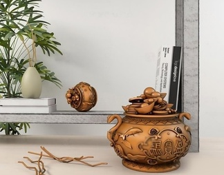 聚宝盆3d模型下载【id:449932】