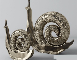 蜗牛雕塑摆件