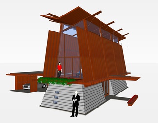 创意建筑木屋