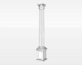 罗马雕花柱