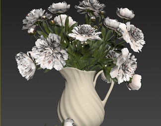 花瓶花卉