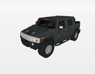 悍马Hummer 悍马HummerSU模型下载【ID:371072】