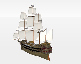 帆船玩具模型