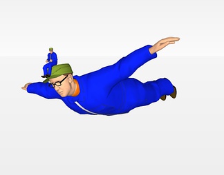 3D人物 3D人物SU模型下载【ID:373676】