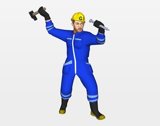 3D人物 3D人物SU模型下载【ID:373613】