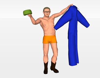 3D人物 3D人物SU模型下载【ID:373661】